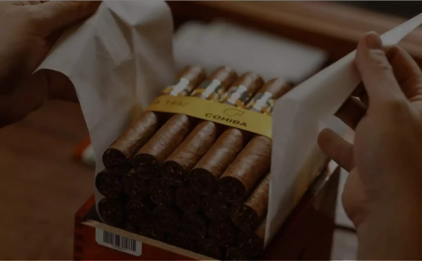 A pack of more than 12 Cohiba cigars